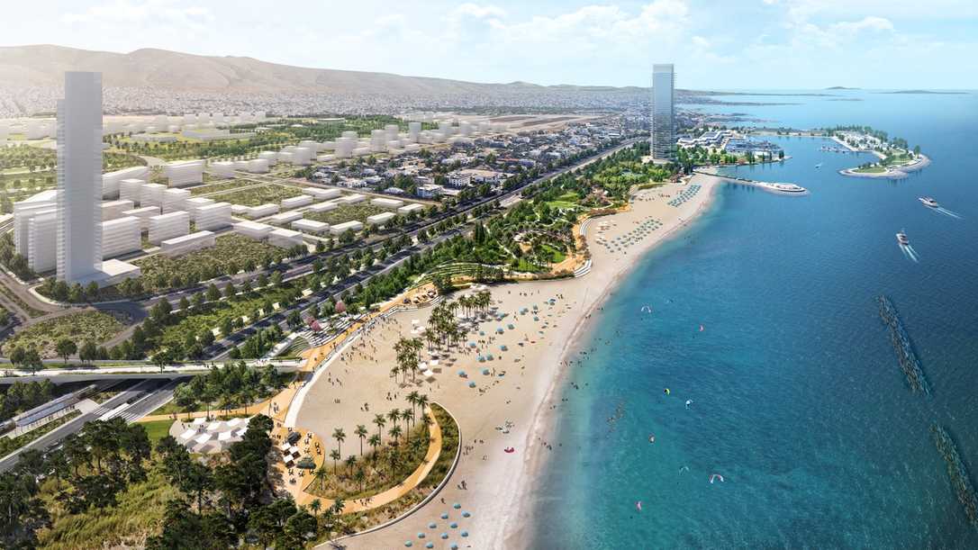 Ellinikon: Erster Spatenstich für Wolkenkratzer Riviera Tower