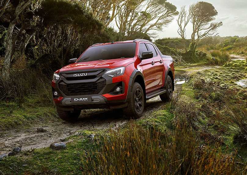 Mit wuchtiger und kantiger Front tritt der neue Isuzu D-Max im Modelljahr 2025 an. | Foto: Isuzu