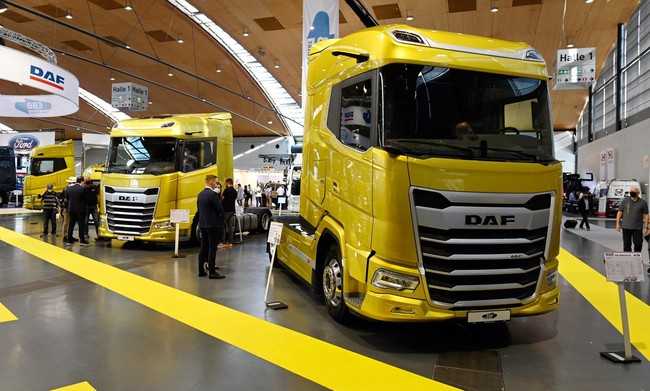 Erstmals in der Öffentlichkeit: Die neue Lkw-Generation von DAF auf der Nufam 2021. | Foto: Quatex