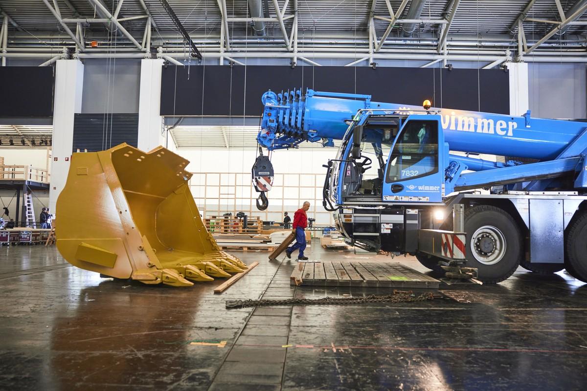 Die Bilder lassen auf Baumaschinen der Superlative hoffen. | Foto: Messe München GmbH