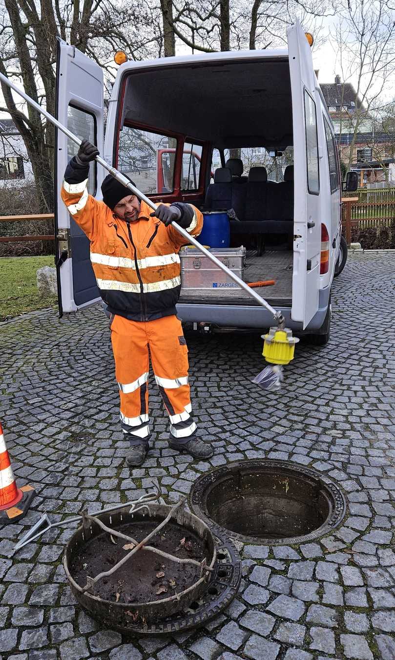 Der Kopf mit dem Köder lässt sich ganz leicht austauschen – ohne Abstieg in den Schacht. | Foto: Ball-b