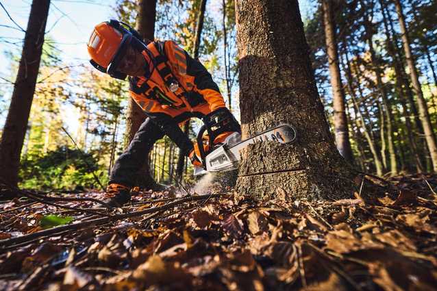 Beispielrechnung für Profis: Stihl vergleicht Akku- und Benzingeräte
