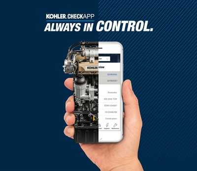 Kohler-App erleichtert die Motoren-Wartung