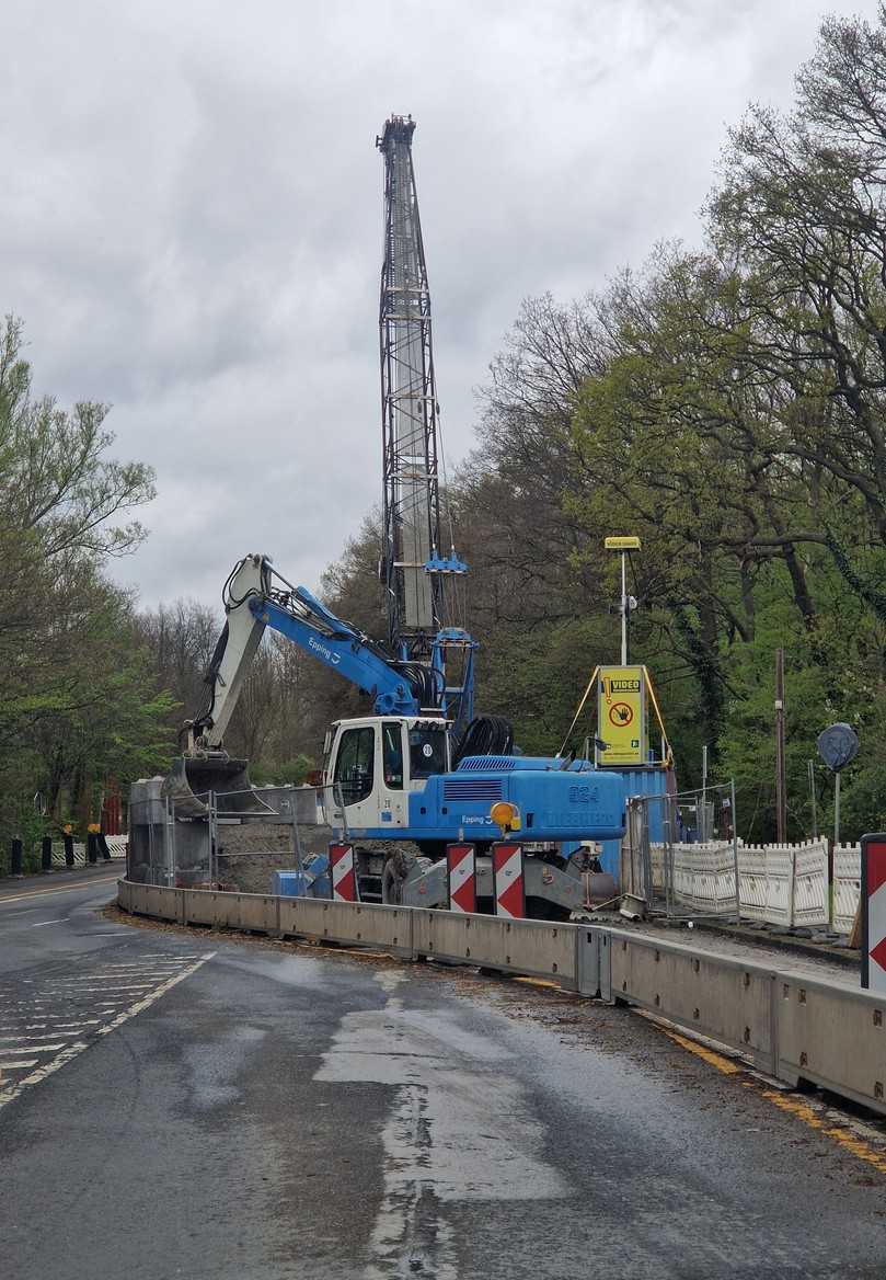 Video Guard Professional überwacht zuverlässig die Baustelle mitsamt Equipment am Westring in Castrop-Rauxel. | Foto: Video Guard