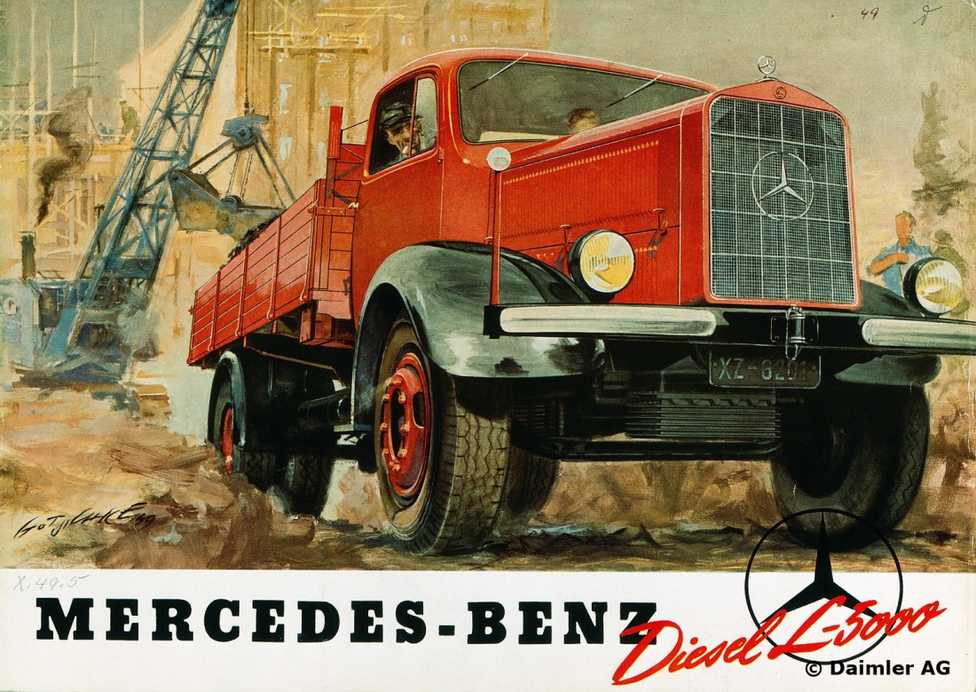 Jubiläum: Mercedes-Benz blickt auf 125 Jahre Erfahrung in der Baubranche