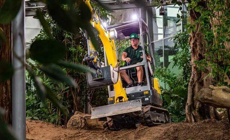 Wacker Neuson: Emissionsfreie Maschinen im Einsatz