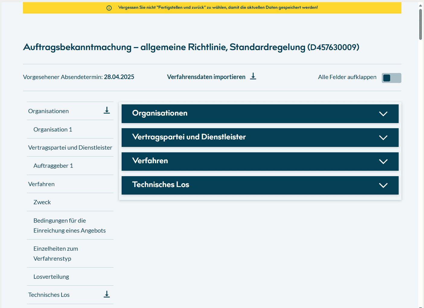 Grundsätzlicher Seitenaufbau