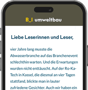 device newsletter umweltbau