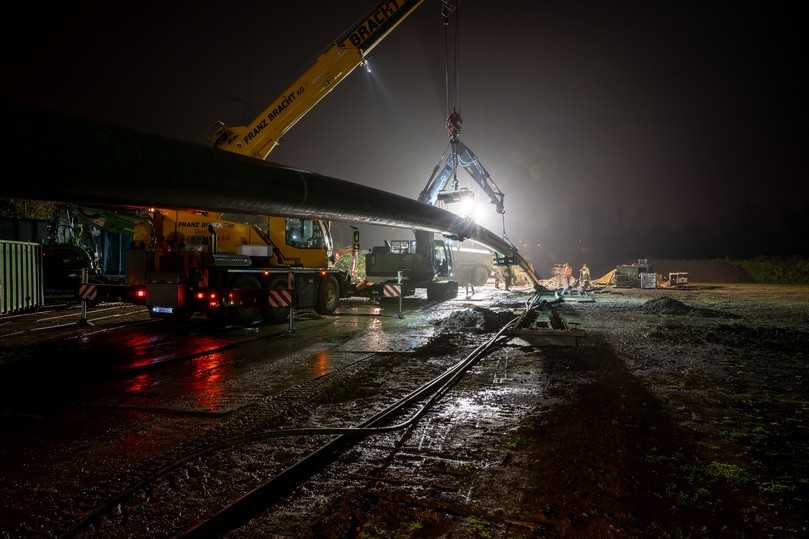 Einzug Produktrohrstrang nebst Kabelschutzrohren | Foto: De la Motte & Partner GmbH