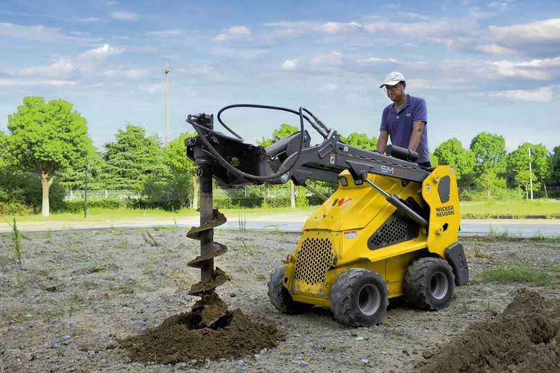 Der neue Minilader SM50 von Wacker Neuson ist konzipiert für vielseitige Arbeiten im urbanen Umfeld. | Foto: Wacker Neuson