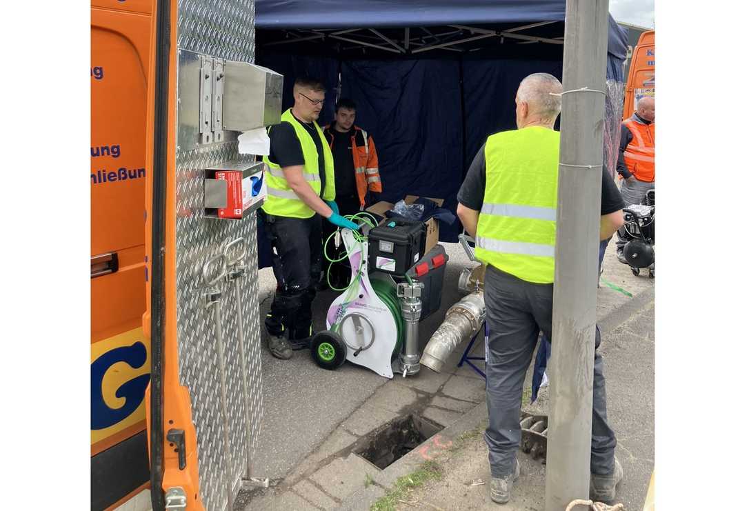 25 Straßeneinläufe in 2 Wochen mit Brawoliner 3D LR