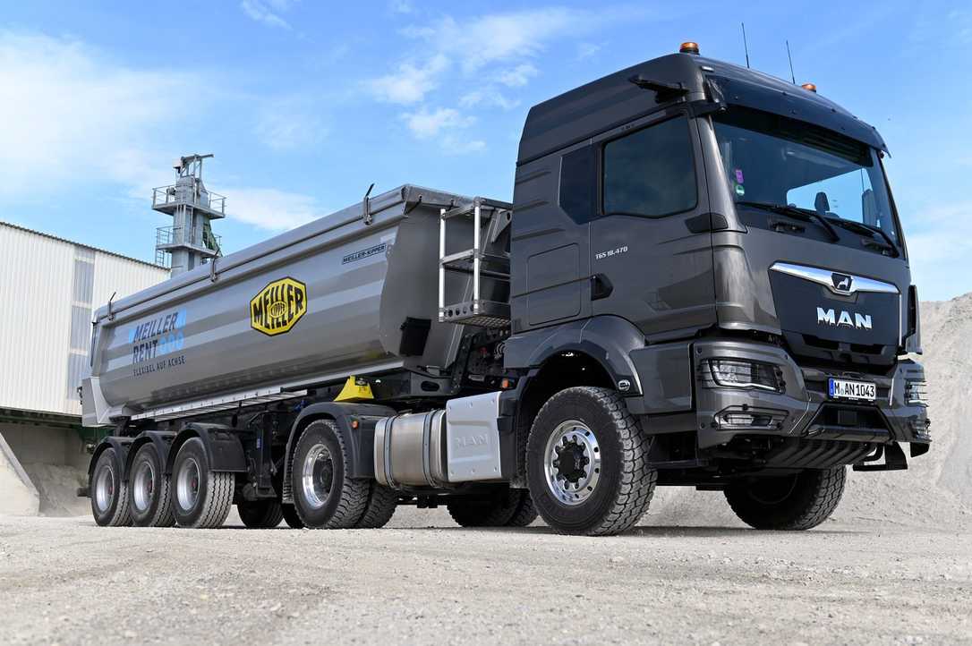 Sattelkipper MAN TGS Hydrodrive im Fahrtest