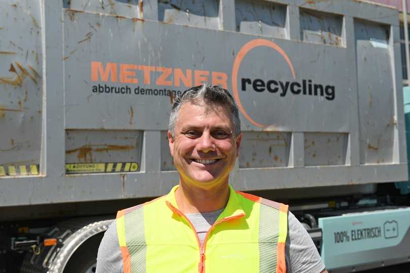 Michael Metzner, Geschäftsführer von Metzner Recycling übernimmt für Siemens den Rückbau am Standort Erlangen. | Foto: QUATEX Michael Metzner, Geschäftsführer von Metzner Recycling übernimmt für Siemens den Rückbau am Standort Erlangen. | Foto: QUATEX