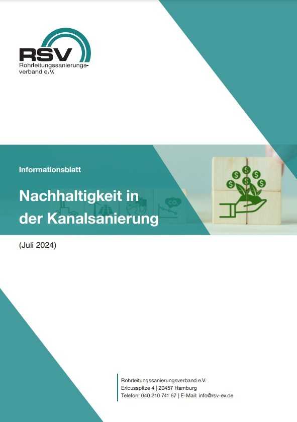 Neues Informationsblatt „Nachhaltigkeit in der Kanalsanierung“